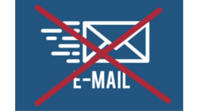 Panne mail secrétariat