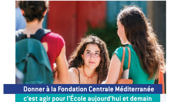 Fondation Centrale Méditerranée - Lancement de l'appel à dons de fin d'année