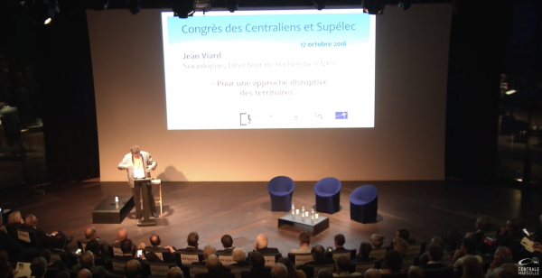 Revivez la conférence passionnante de Jean Viard et les différentes interventions lors du Congrès des Centraliens et Supélec - 