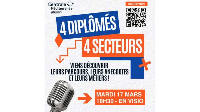 4 diplômés, 4 secteurs : regards sur leurs métiers