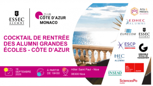 Cocktail de rentrée des Alumni Grandes Ecoles - Côte d'Azur